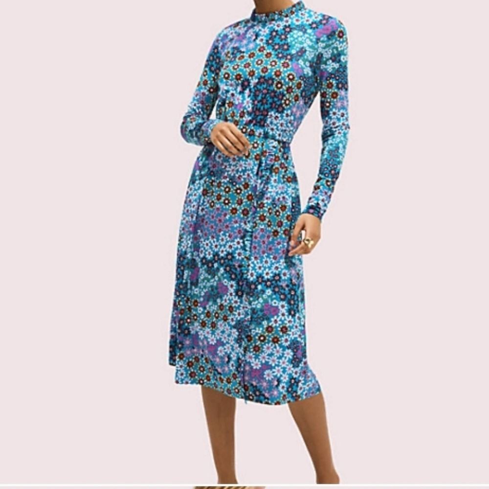 Kate spade new york pacific petals knit dress size Medium